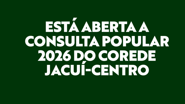 Foto da Notícia Consulta Popular 2026 está aberta e população já pode votar